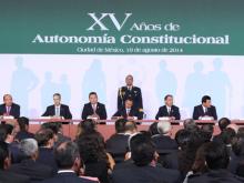 Conmemoración del XV Aniversario de la Autonomía Constitucional de la CNDH.