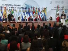 Ceremonia  de Inauguración de la XIX Asamblea General de la Federación Iberoamericana del Ombudsman. (Ciudad de México)