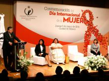 Al conmemorar, anticipadamente, el Día Internacional de la Mujer, el Ombudsman nacional, Luis Raúl González Pérez, pide reflexionar sobre nuevas vías de inclusión con equidad.
