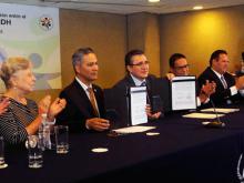 CNDH y CONAPRED firman Convenio de Colaboración tendente a prevenir y eliminar la discriminación. 